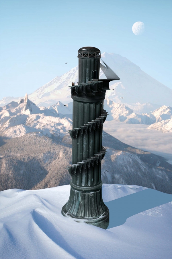Creation of Mountain Towers: Step 29